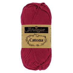 Sợi cotton Catona 50g - Scheepjes, đan móc áo, nón, búp bê