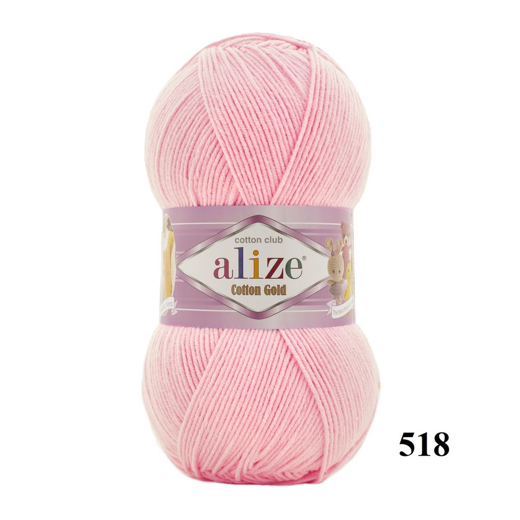 Len hè Cotton Gold nhập khẩu từ Alize Yarns, đan móc đồ hè, thú, nón cực xinh