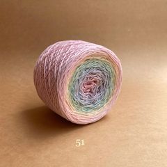 Sợi cầu vồng Cotton 1.2mm, kim tuyến