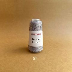 Sợi Tencel Lurex nhập từ Loveyarns, đan móc áo, khăn