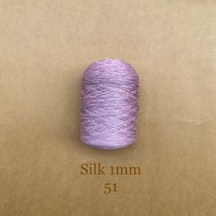 Cuộn sợi 100% Silk 1mm, 300g màu trơn