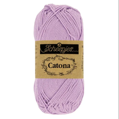 Sợi cotton Catona 50g - Scheepjes, đan móc áo, nón, búp bê