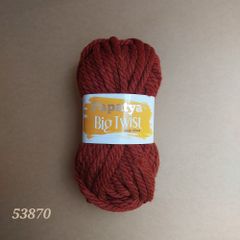 Cuộn len ấm sợi to mềm mại Big Twist nhập khẩu chính hãng Papatya đan móc nón, khăn, áo, chăn ấm siêu nhanh