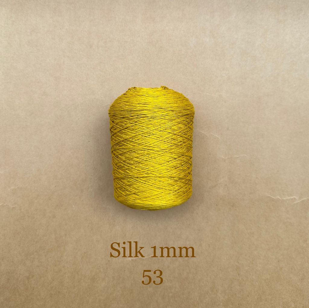 Cuộn sợi 100% Silk 1mm, 300g màu trơn
