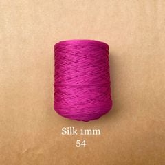 Cuộn sợi 100% Silk 1mm, 300g màu trơn