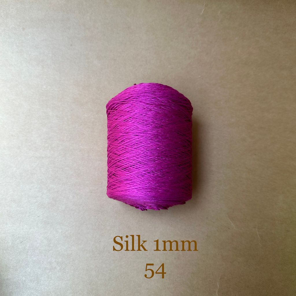 Cuộn sợi 100% Silk 1mm, 300g màu trơn