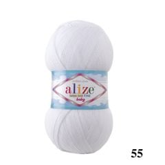Len hè Cotton Gold Fine Baby nhập khẩu từ Alize Yarns, dành cho bé, đan móc áo, váy