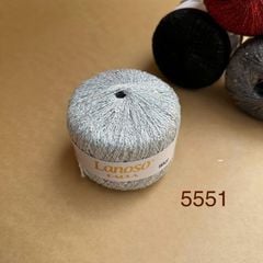Sợi lấp lánh Parla nhập từ Lanoso, đan móc áo, váy, khăn