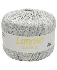 Sợi lấp lánh Parla nhập từ Lanoso, đan móc áo, váy, khăn