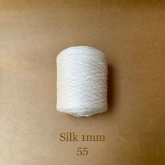 Cuộn sợi 100% Silk 1mm, 300g màu trơn