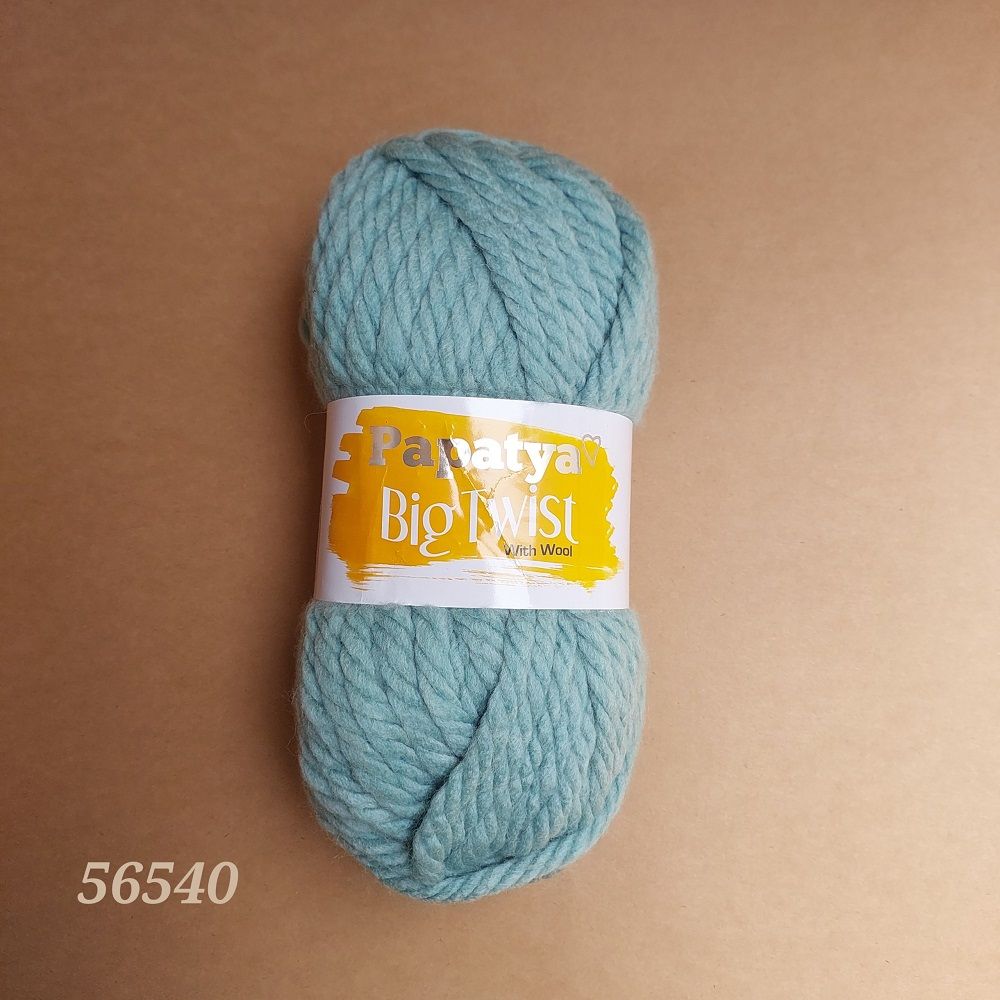 Cuộn len ấm sợi to mềm mại Big Twist nhập khẩu chính hãng Papatya đan móc nón, khăn, áo, chăn ấm siêu nhanh