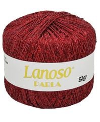 Sợi lấp lánh Parla nhập từ Lanoso, đan móc áo, váy, khăn