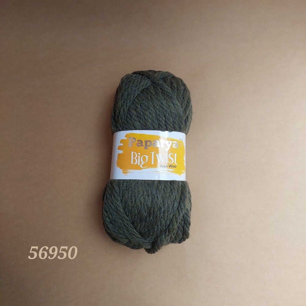 Cuộn len ấm sợi to mềm mại Big Twist nhập khẩu chính hãng Papatya đan móc nón, khăn, áo, chăn ấm siêu nhanh