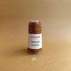 Sợi Tencel Lurex nhập từ Loveyarns, đan móc áo, khăn