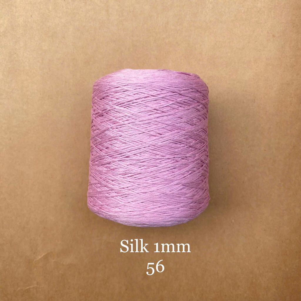 Cuộn sợi 100% Silk 1mm, 300g màu trơn