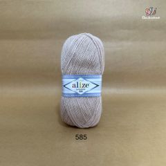 Cuộn len ấm Lanagold 800 hãng Alize siêu dôi, siêu ấm đan móc khăn, áo ấm cực thích