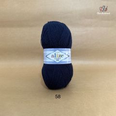 Cuộn len ấm Lanagold 800 hãng Alize siêu dôi, siêu ấm đan móc khăn, áo ấm cực thích