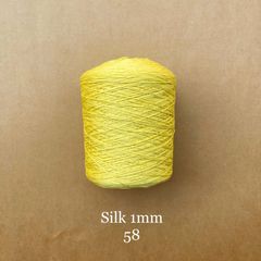 Cuộn sợi 100% Silk 1mm, 300g màu trơn