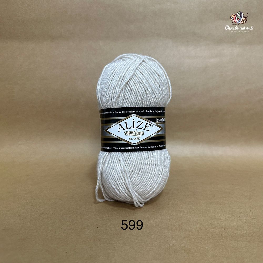 Len ấm Superlana Klasik nhập khẩu từ Alize Yarns đan móc nón, khăn, áo