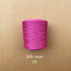 Cuộn sợi 100% Silk 1mm, 300g màu trơn