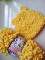 Cuộn len tết bằng tay Puffy Fine hãng Alize Yarns tết áo, khăn, vỏ gối, chăn, thảm, túi