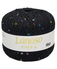 Sợi lấp lánh Parla nhập từ Lanoso, đan móc áo, váy, khăn
