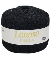 Sợi lấp lánh Parla nhập từ Lanoso, đan móc áo, váy, khăn