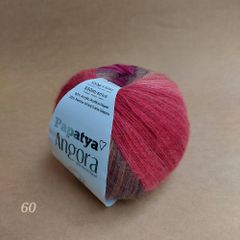 Len loang Angora Batik - Papatya, 100g - 550m, dùng để đan móc