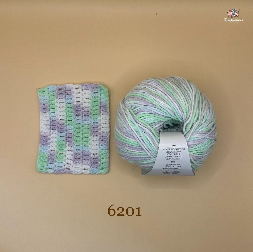 Len Jeans Soft Colors nhập khẩu từ Yarnart, đan móc áo, váy, đan móc thú