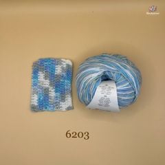 Len Jeans Soft Colors nhập khẩu từ Yarnart, đan móc áo, váy, đan móc thú