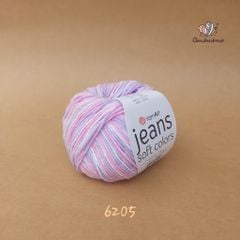 Len Jeans Soft Colors nhập khẩu từ Yarnart, đan móc áo, váy, đan móc thú