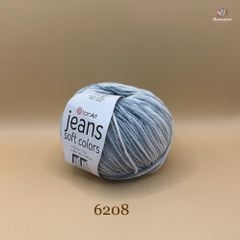 Len Jeans Soft Colors nhập khẩu từ Yarnart, đan móc áo, váy, đan móc thú