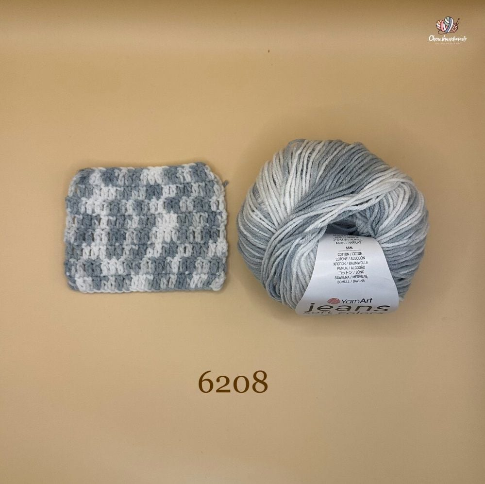 Len Jeans Soft Colors nhập khẩu từ Yarnart, đan móc áo, váy, đan móc thú