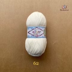 Len hè Cotton Gold Fine Baby nhập khẩu từ Alize Yarns, dành cho bé, đan móc áo, váy