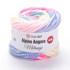 Len Alpine Angora Melange nhập từ Yarnart, đan móc áo, váy, khăn