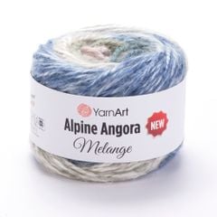 Len Alpine Angora Melange nhập từ Yarnart, đan móc áo, váy, khăn