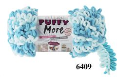 Len to loang Puffy More nhập khẩu từ Alize Yarns tết chăn, thảm, vỏ gối
