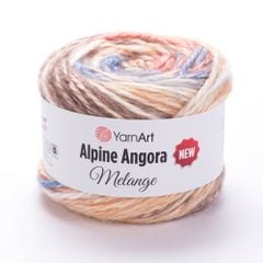 Len Alpine Angora Melange nhập từ Yarnart, đan móc áo, váy, khăn
