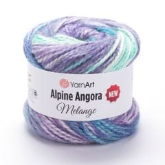Len Alpine Angora Melange nhập từ Yarnart, đan móc áo, váy, khăn