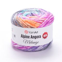 Len Alpine Angora Melange nhập từ Yarnart, đan móc áo, váy, khăn