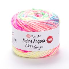 Len Alpine Angora Melange nhập từ Yarnart, đan móc áo, váy, khăn