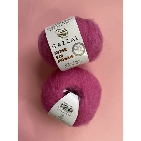Len Super Kid Mohair nhập khẩu từ Gazzal, đan móc áo, váy, khăn
