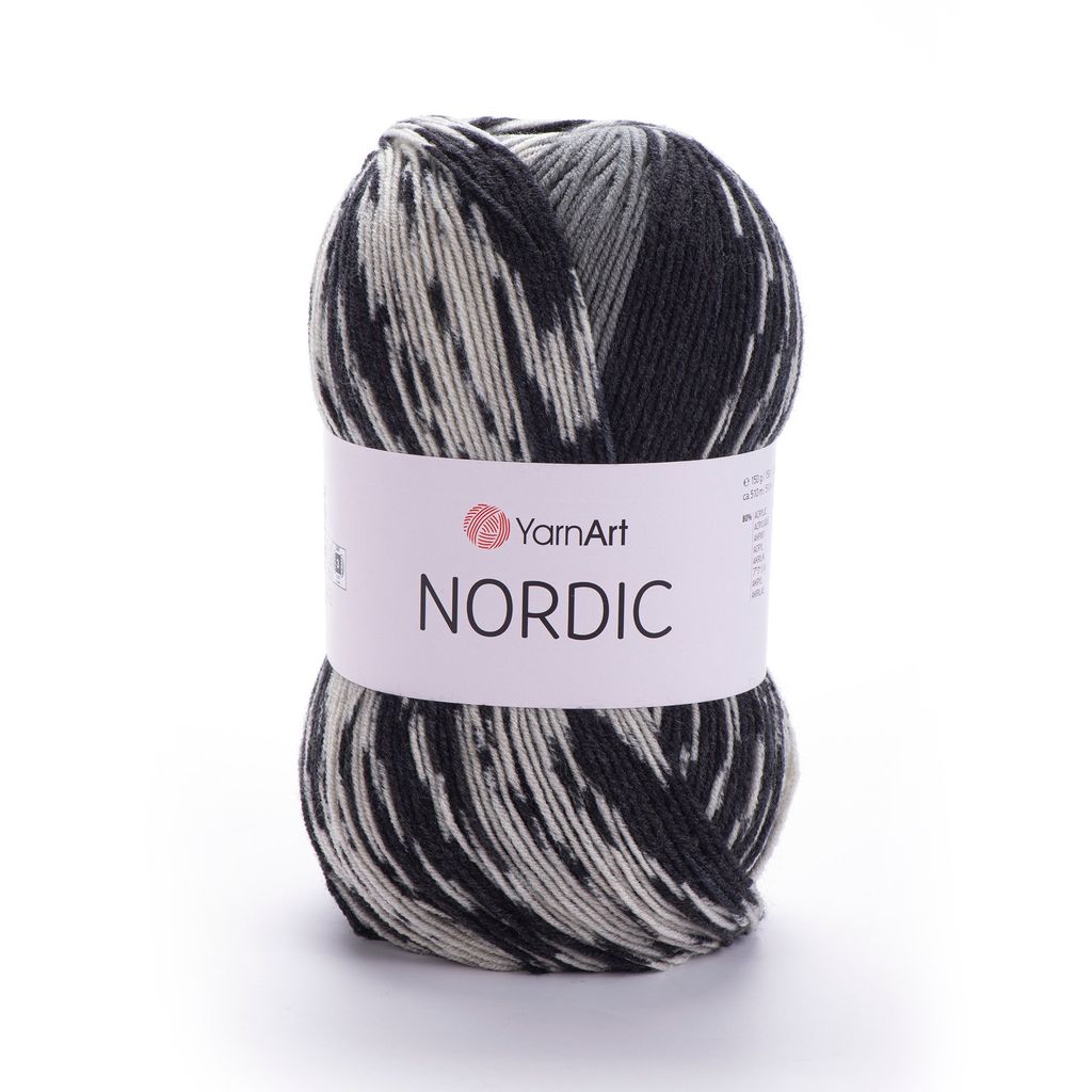 Len Nordic nhập khẩu từ Yarnart, đan móc áo, khăn, nón
