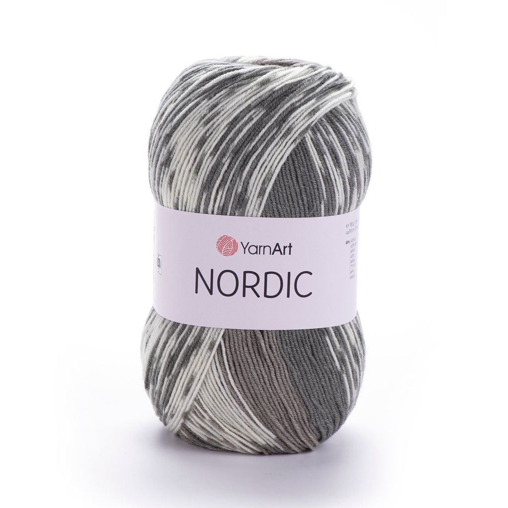 Len Nordic nhập khẩu từ Yarnart, đan móc áo, khăn, nón