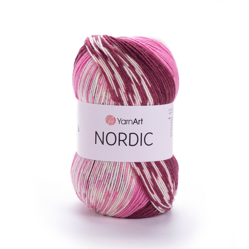 Len Nordic nhập khẩu từ Yarnart, đan móc áo, khăn, nón