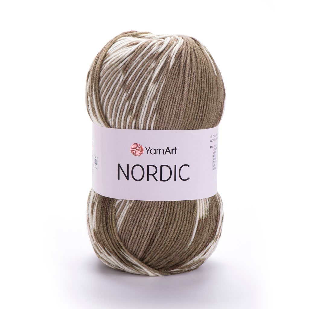 Len Nordic nhập khẩu từ Yarnart, đan móc áo, khăn, nón