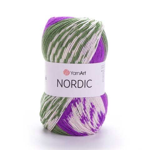 Len Nordic nhập khẩu từ Yarnart, đan móc áo, khăn, nón