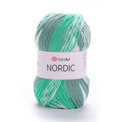 Len Nordic nhập khẩu từ Yarnart, đan móc áo, khăn, nón