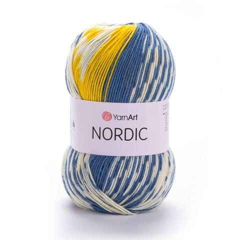 Len Nordic nhập khẩu từ Yarnart, đan móc áo, khăn, nón