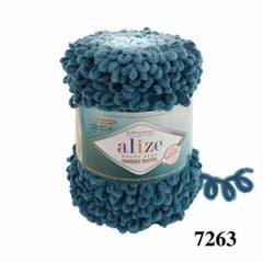 Len to Puffy Fine Ombre Batik nhập khẩu từ Alize Yarns tết chăn, nón, áo, thảm